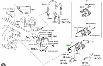 TĚSNĚNÍ ŠKRTÍCÍ KLAPKY KOLEKTORU AVENSIS T25 03-08