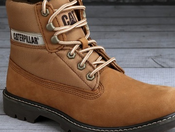 Buty męskie zimowe CAT COLORADO 2.0 TX WYSOKIE BROWN