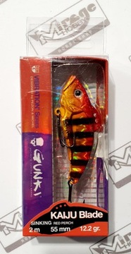 ЛЕЗВИЕ CICADA GUNKI KAIJU 5,5см/12г - КРАСНЫЙ ОКУНЬ [27