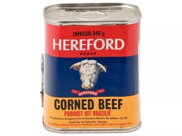 Wołowina konserwowa, corned beef 340g HEREFORD