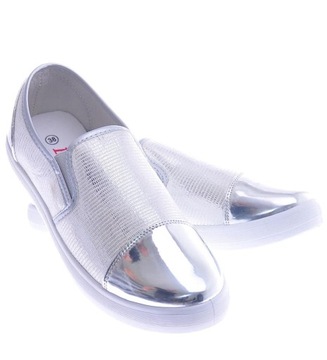 BUTY DAMSKIE WSUWANE TENISÓWKI SLIP ON 12508 39