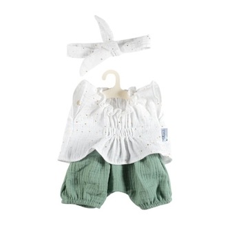 Olimi komplet dla lalki New Born 43-45 cm białe