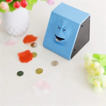 Face Money Eating Box Piggy Saving Box Automatic Saving Chewing Cat Safe