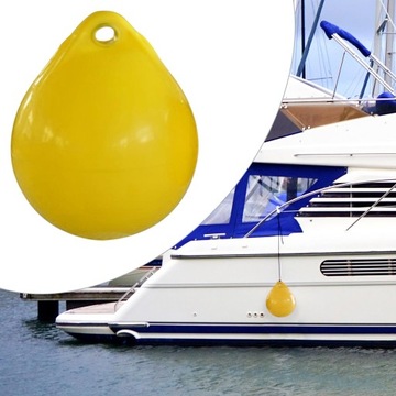 Причал для лодки, круглый якорь, желтый, 30x35см, 2,8см.