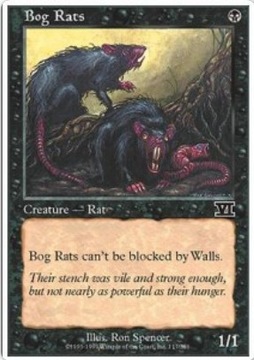 MTG Bog Rats 6ED