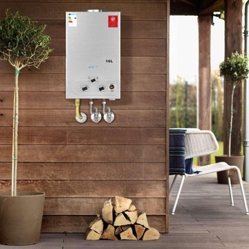 Podgrzewacz Wody LPG 32KW 16 L Podgrzewacz Gazowy 16LPM do kampera, domu