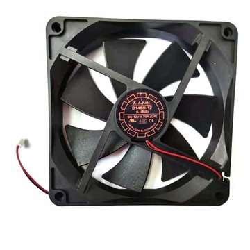 D14SH-12 super cichy wentylator 2-przewodowy DC12V 0,70A