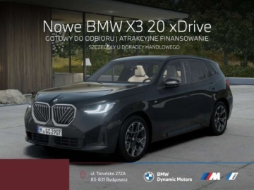 BMW X3 G45 2025 BMW X3 20 xDrive 208 KM mHEV - Gotowy do Odbioru - Adaptacyjne LED - Panor
