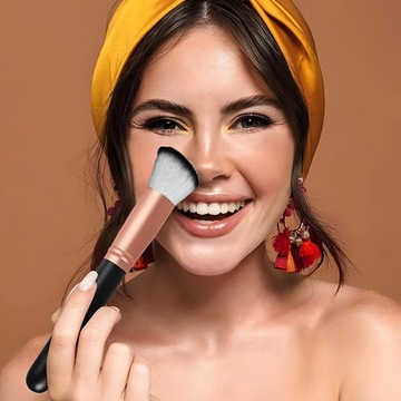 НАБОР ПРОФЕССИОНАЛЬНЫХ КИСТЕЙ ДЛЯ МАКИЯЖА 10 ШТ.