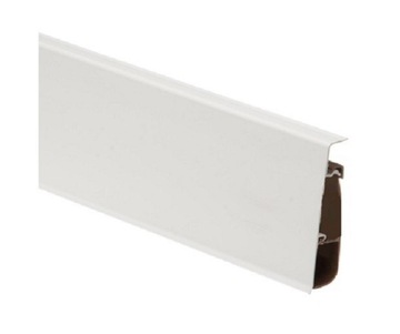 LISTWA PRZYPODŁOGOWA BIAŁY MAT WYŻSZA OD EVO 73MM