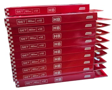 СТОЛЯРНЫЕ КАРАНДАШИ HB 180мм ДЛИННЫЙ СТРОИТЕЛЬНЫЙ КАРАНДАШ 12шт.