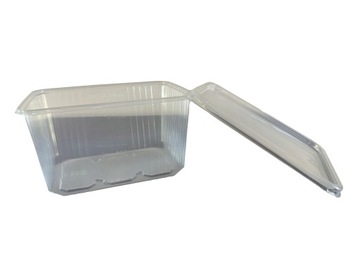 POJEMNIK PROSTOKĄTNY 1500ml PP 50szt + pokrywka