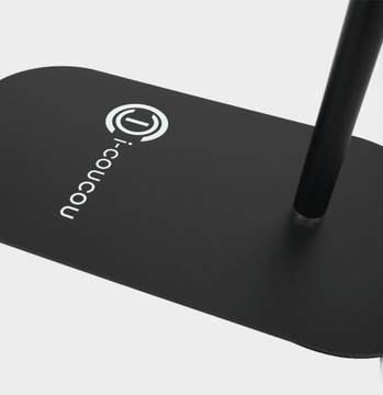 Регулируемая вращающаяся светодиодная косметическая лампа для ресниц, бестеневая напольная, черная