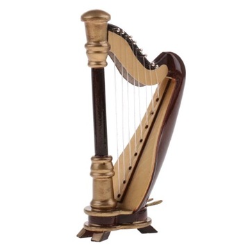 Instrument muzyczny z harfy drewnianej w skali 1:12