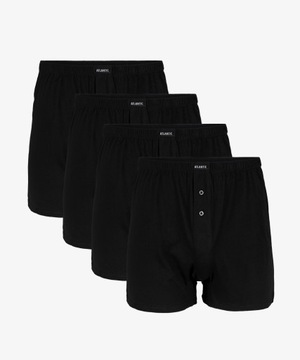 4-PACK Мужские свободные хлопковые шорты-боксеры Atlantic r.L