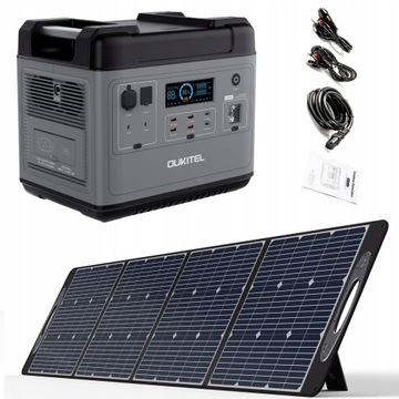 ПОРТАТИВНАЯ ЭЛЕКТРОСТАНЦИЯ 2000 ВТ СОЛНЕЧНАЯ ПАНЕЛЬ 200 ВТ