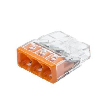 WAGO COMPACT 3-проводной быстроразъемный разъем