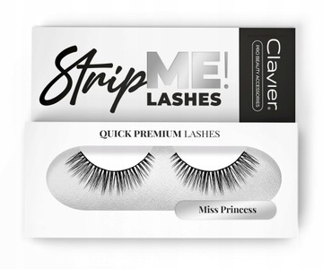 RZĘSY NA PASKU CLAVIER QUICK PREMIUM LASHES (823)