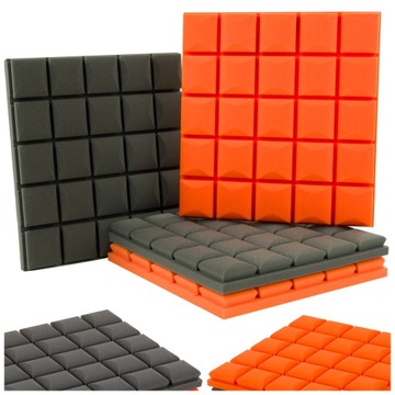 Звукоизоляционная пена Акустическая панель 4 шт. Мягкий настенный коврик из губки толщиной 5 см