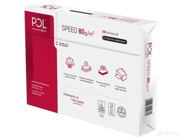 Белая бумага для принтера PolSpeed ​​А4 80г