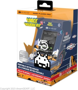 Мини-ретро портативная консоль Space Invaders NANO PLAYER PRO