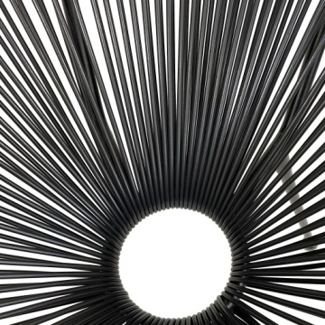 2шт УДОБНОЕ КРЕСЛО САДОВЫЙ СТУЛ ТЕРРАСА БАЛКОН СТОЛ 2x АКАПУЛЬКО ЧЕРНЫЙ