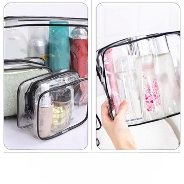 СУМКА ДЛЯ КОСМЕТИКИ из ПВХ ПРОЗРАЧНАЯ СУМКА ДЛЯ КОСМЕТИКИ СУМКА ДЛЯ ХРАНЕНИЯ МАКИЯЖА ВОДОНЕПРОНИЦАЕМАЯ СУМКА ДЛЯ ХРАНЕНИЯ