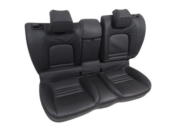 Fotele Elektryczne + Kanapa Skóra Czarne Peugeot 407 Coupe 2005-2011 Europa