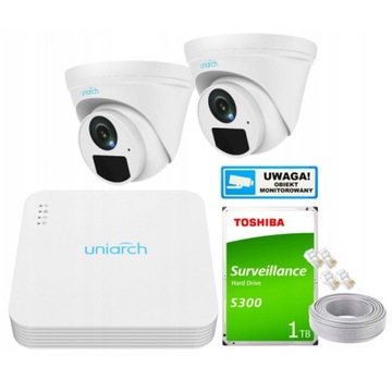 Zestaw monitoringu Hikvision IPC-T122-APF28-KIT2