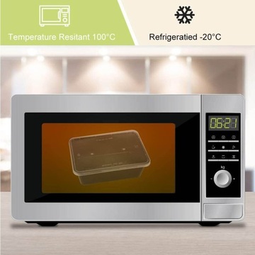 Черный стиль, 50 шт., 750 мл, одноразовая коробка для