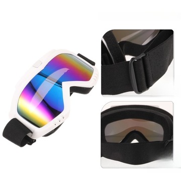 OKULARY ROWEROWE JAZDA SPORTOWA LUSTRZANE NARTY LLWL
