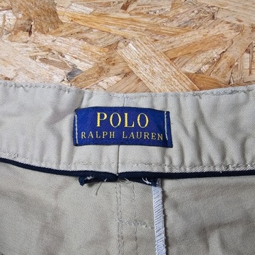 Spodnie Bawełniane Chinos RALPH LAUREN Casual Męskie Eleganckie 36x32