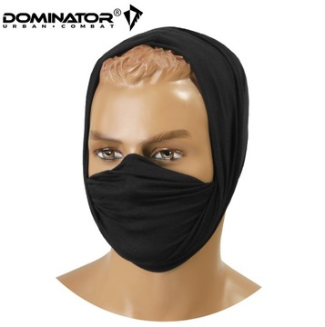 KOMIN BANDANA CHUSTA SZAL DOMINATOR CZARNA