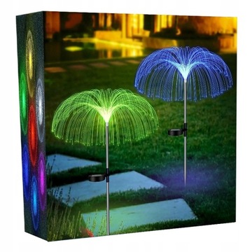 2 SZT LAMPA SOLARNA OGRODOWA MEDUZA LAMPKA OZDOBA