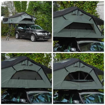 Автомобильная палатка Wild Camp Mississippi 220, зеленая, просторная, 220х240см