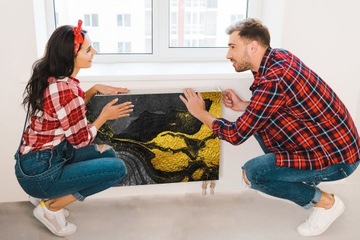 Магнитный магнитный мат на радиаторе 120x60 мраморная стенка стенки