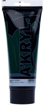 RENESANS A'KRYL Farba akrylowa 200 ml 18-Zieleń Soczysta