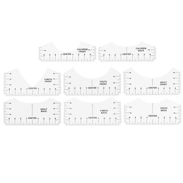 T-SHIRT ALIGNMENT TOOL CENTRE RULER TAILOR GUIDE