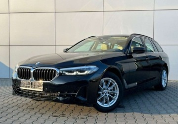 BMW Seria 5 G30-G31 Touring Facelifting 2.0 520d 190KM 2022 BMW Seria 5 xDrive Jasna Skora Virtual Led Navi Kamera FV23