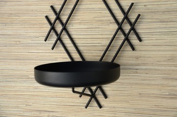 МЕТАЛЛИЧЕСКАЯ НАСТЕННАЯ ПОДСТАВКА ДЛЯ ЦВЕТОВ