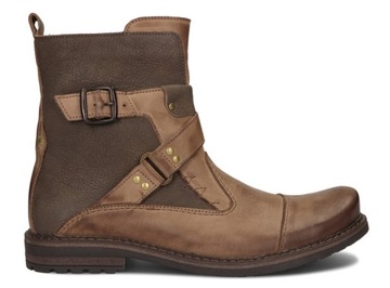 МУЖСКИЕ Ботинки Челси МОТОТУФЛИ КОЖАНЫЕ 82 BR 41