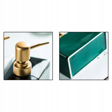 Керамическая бутылка емкостью 400 мл с дозатором мыла.