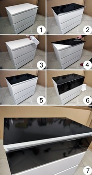 ПРОЗРАЧНАЯ МЕБЕЛЬНАЯ ФОЛЬГА 100x100 Изменение МАТОВЫЙ БЛЕСК