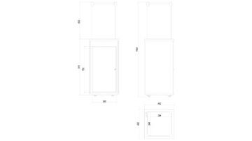 Ogrzewacz Patio Mini spiek Filo Oro automat 8,2 kW