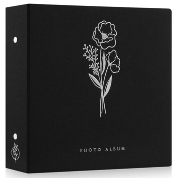 ALBUM FOTOGRAFICZNY 11X15 CM NA 1000 ZDJĘĆ CZARNY ZDJĘCIA PIONOWE I POZIOME