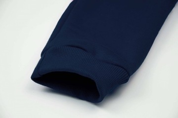 GRUBE SPODNIE dziecięce OCIEPLANE c. granat 110