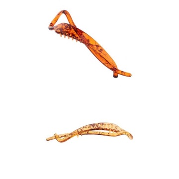 2X Bananowa spinka do włosów, pazur do włosów,