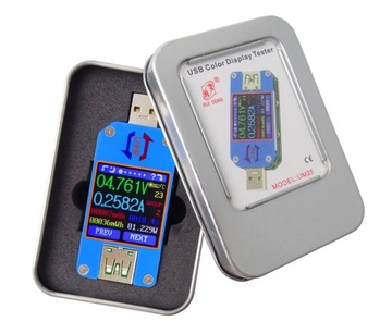 Индикатор USB-порта UM25C с цветным ЖК-дисплеем Bluetooth