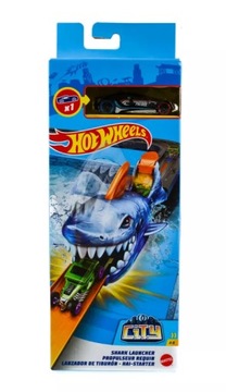 HOT WHEELS WYRZUTNIA Z REKINEM + AUTKO