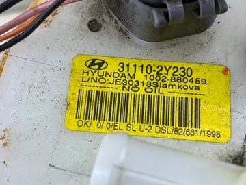 HYUNDAI IX35 1.7 CRDI SENZOR ÚROVNI PALIVA PLOVÁK 31110-2Y230